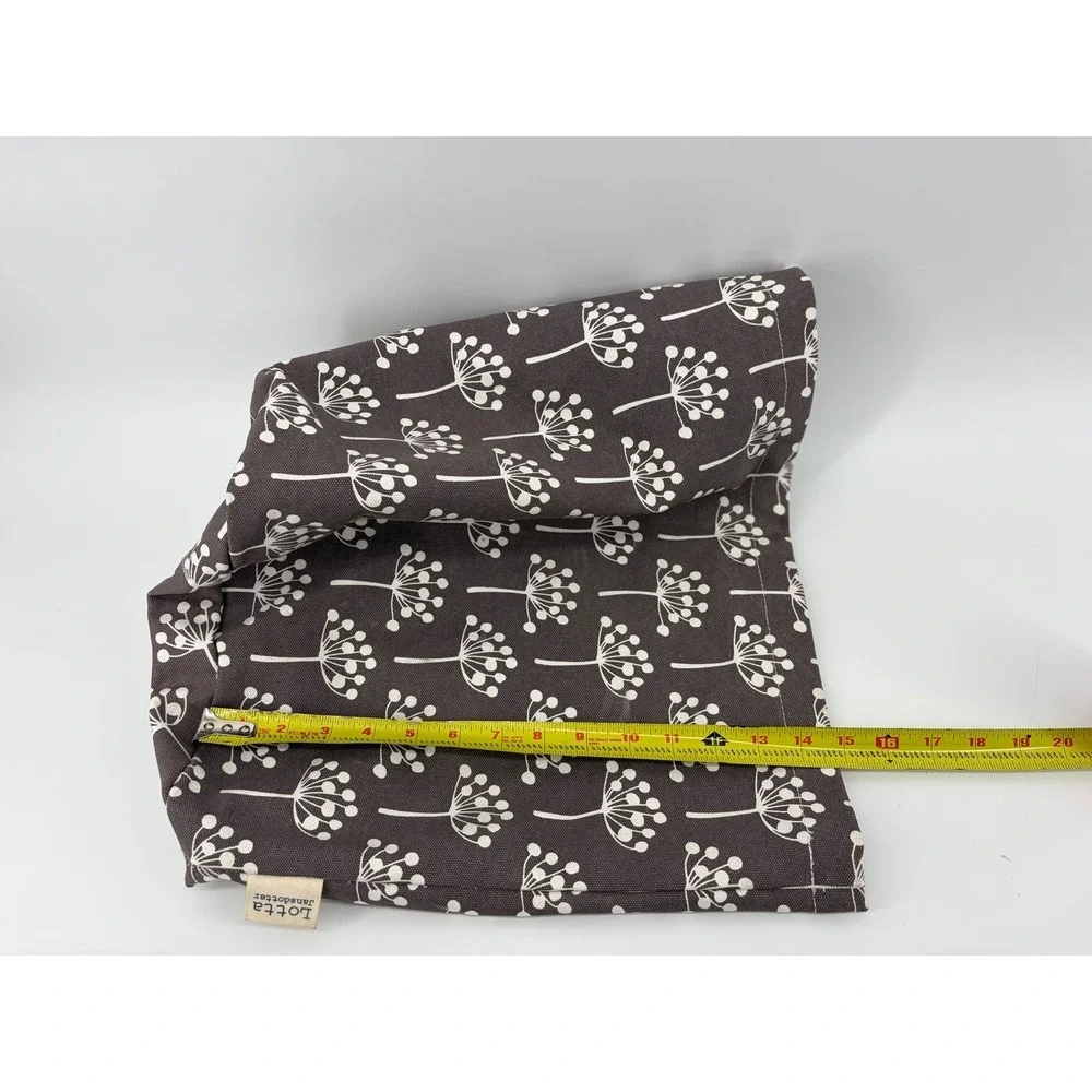 Lotta Jansdotter Fabric Container/Basket, Dandelion Design, 100 % Cotton